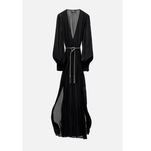 BELTED MAXI DRESS LIMITED EDITION | BLACK